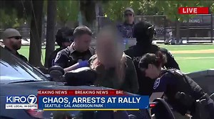 VIDEO: At least 10 arrested at Cal Anderson Park in counter protest clash