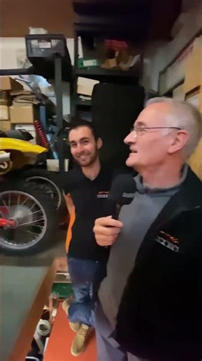 One floor leads to an attic filled with motorcycles!!