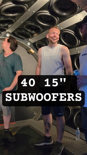 40 15'' Subwoofers?! This is UNIQUE! ‪@VIBEBritishAudio‬#subwoofer #bass #audio.