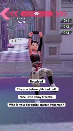 Shiny Treecko Encounter | Pokémon Legends ZA #pokemon