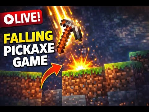MINECRAFT FALLING PICKAXE | YOU ALL CONTROL IT |