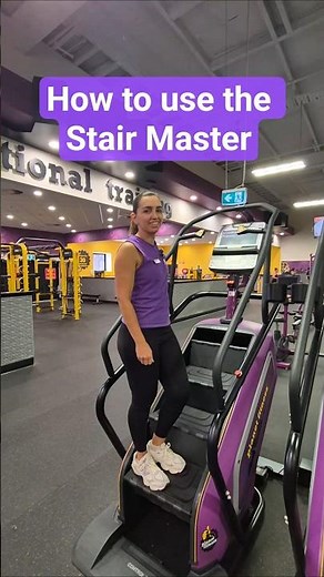 How to use the Stair Master | Planet Fitness #stairmaster cardio #gymtips