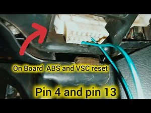 How to fix code C1288 Error matching of ECU by manual reset on OBD2 port