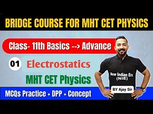 Electrostatics Class 11th Physics MHT CET Basics To Advance DPP MCQs Concept #nie #cet #mhtcet
