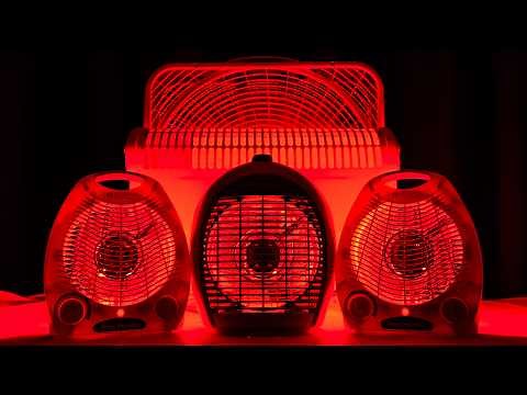 😴 4 Deep Heater Sounds and Deep Box Fan Noise for Fast and Easy Sleep
