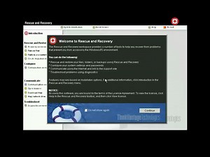 Lenovo ThinkPad T60 - Recovery Media (Original & Patched for VM)
