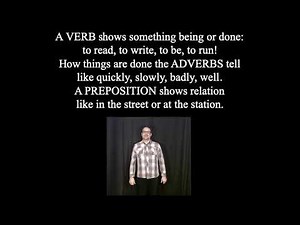 Parts of Speech Song