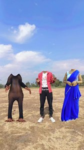 23K views · 1K reactions | Beautiful Girls And Funny Dancing Monkeys Head Matching Moye Moye songs video  | Nabadwip Roy | Facebook