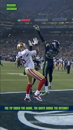 Richard Sherman Ethered Michael Crabtree! 😤