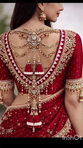 💫❣️ 2026 Stylish 🎉 Blouse Back Designs | Back Neck Design Ideas #youtubeshorts #blousedesign