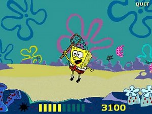 SpongeBob Squarepants in Jellyfishing (Windows game 1999)