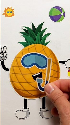 Kawaii Fruits Stickers Compilation: DIY Your Own Adorable Fruit Designs! 🍓✨#art #diy #kawaii #fruit