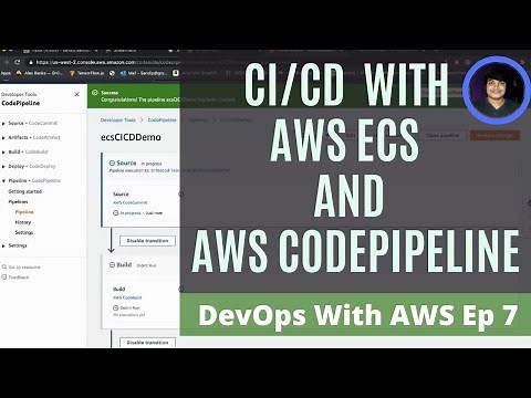 CI/CD With AWS ECS + CodePipeline + CodeCommit + CodeBuild | DevOps With AWS Ep7