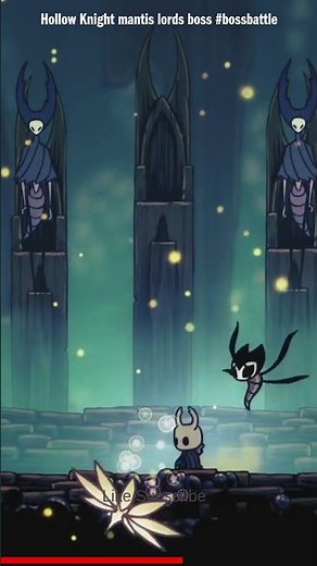 Epic Mantis Lords Showdown in Hollow Knight #BossBattle #Gaming