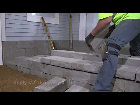 How to Build Steps Using Retaining Wall Units
