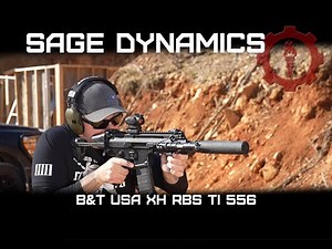 B&T XH RBS Ti 5.56 Suppressor