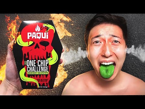 We Ate The NEW Worlds SPICIEST Chip - One Chip Challenge (2023)