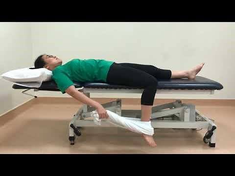 NUH Physiotherapy - Quadriceps stretch bed exercise