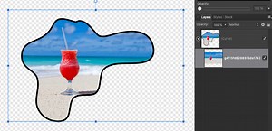 Inserting image into a custom shape