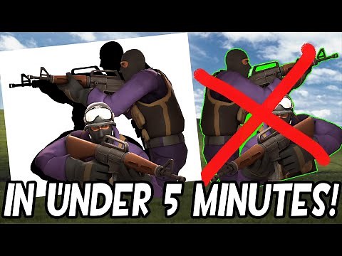 [SFM Tutorial] Black and White Void method UNDER 5 MINUTES (Better than greenscreen!)