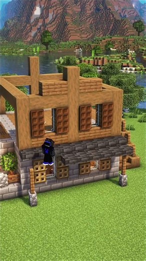 Minecraft Starter House 🏡 #minecraft #shorts