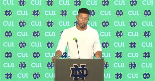 Video: Notre Dame coach Marcus Freeman talks with the media after a 28-7 win vs. Boise State