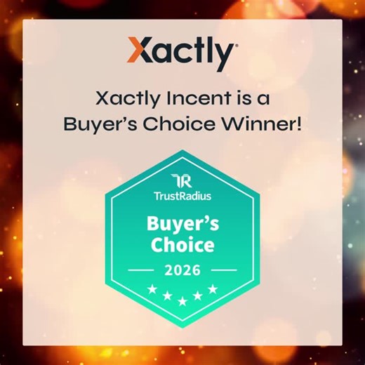 Xactly Incent is a Buyer's Choice Winner!