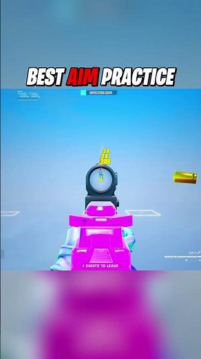 *BEST* AIM Practice Map to IMPROVE Fast in Fortnite Chapter 7 🎯