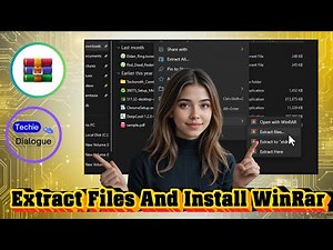 How To Extract Files And Install WinRar - Quick Tutorial