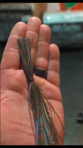 How to put on a jig skirt #shorts