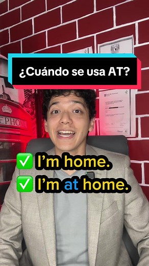 ¿Cuándo se usa 'at' en inglés?