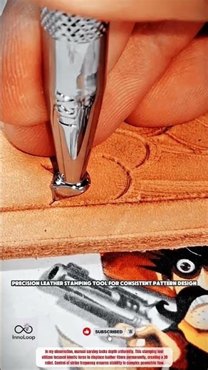 Precision Leather Stamping Tool for Consistent Pattern Design