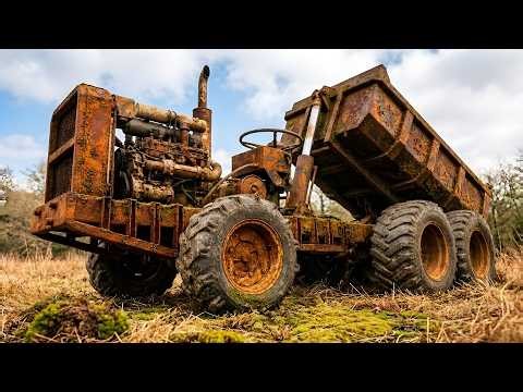Discover and Revive an Abandoned Rusty Dump Truck Tractor Left for 30 Years | Full Restoration