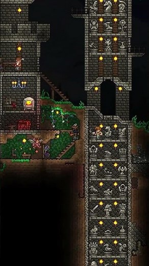 Building the Dryad a house! #terraria #gaming