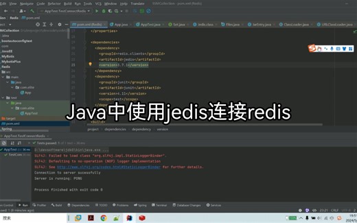 4.java中使用jedis连接redis