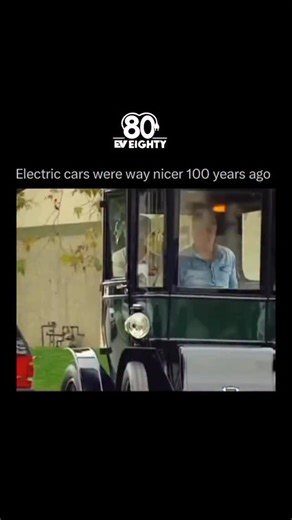 EV80 on Instagram: "Electric cars might seem like a modern innovation, but their story actually began more than a century ago. In the early 1900s, the Baker Electric stood as a symbol of elegance and technological progress. Driven by prominent figures like Clara Ford, wife of Henry Ford, the vehicle was prized for its quiet operation, cleanliness, and simplicity. With a range of up to 100 miles per charge, it was remarkably advanced for its time. In fact, around 1900, nearly 38% of all cars on A