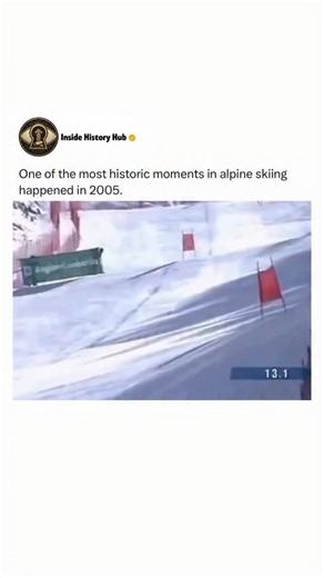 Inside History Hub | A legendary ski moment ⛷️🔥🏔️ happened in 2005 when Bode Miller shocked everyone by continuing a dangerous alpine race on just one ski after... | Instagram