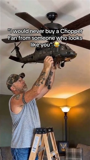 This Helicopter Ceiling Fan Is The Coolest Gift For Aviation Lovers 🚁