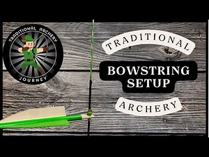 Setting Up a Traditional Bow String | Pro Silencers & Custom String Setup 🏹