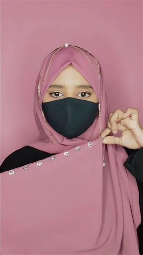 Jhoomar Hijab Tutorial|New Hijab Look|New |#shorts #hijabtutorial #viral #shortsviral