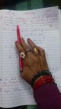 Important numerical for board exam ch-7 alternating current for class 12#ifthree capacitor are conne