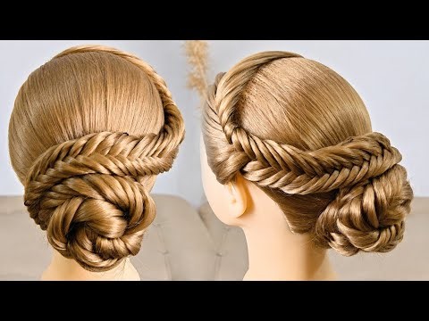 Elegant Braided Low Bun Hairstyle | Easy Wedding & Party Hair Tutorial 2026