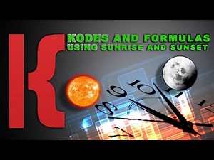 KLWP Tutorial: Kodes and Formulas Using Sunrise and Sunset