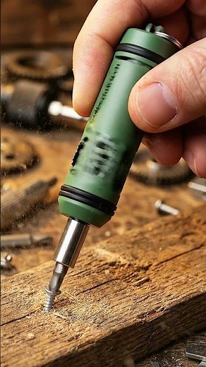 Mini Electric Screwdriver 🔧 Tiny Tool, Fast Drive #powertools#adhesive#diy#satisfying#tooltest