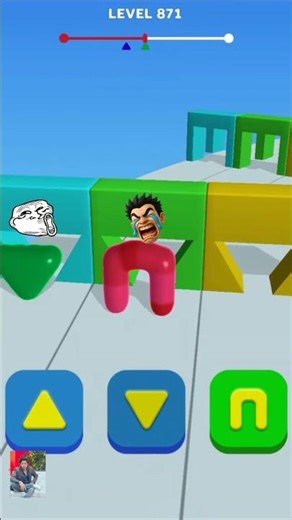 Blob Shifter 🤯 Funny Troll Race ❓🙀💀 gameplay #shorts #gaming #youtubeshorts