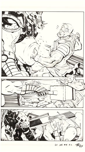 Comic Art Quickie - GI Joe #15 Page 2 by Tom Reilly