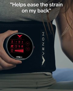 “I’ve been using the Venom Back everyday for the past few weeks and I’m hooked! My back has never felt better” @efergie13 | Hyperice