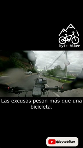 Las excusas pesan más que una bicicleta.