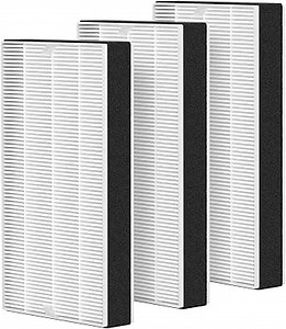 3 Pack F1 Filter Replacement Compatible with 3M Filtrete Room C01 T02 Air Purifier for Models FAP-C01-F1, FAP-T02-F1, FAP-C01BA-G1, FAP-T02WA-G1 and FAP-ST02N, F1 HEPA Replacement Filter