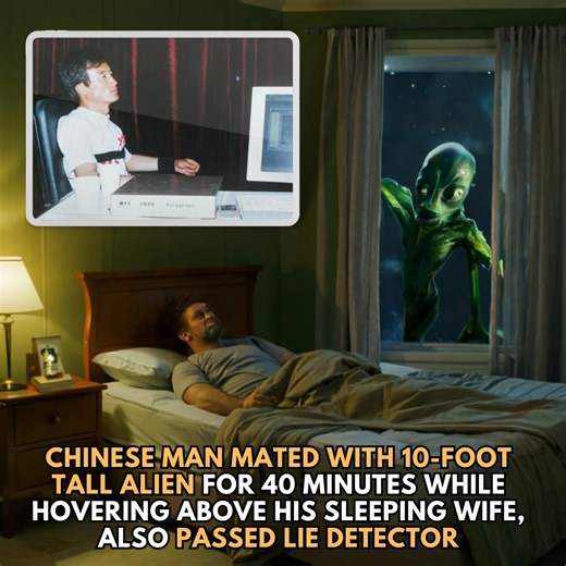 Chinese Man Mated With 10-Foot Tall Alien For 40 Minutes While Hovering Above His Sleeping Wife, Also Passed Lie Detector | Space Stories